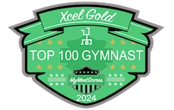 Xcel Gold Top 100 Gymnast